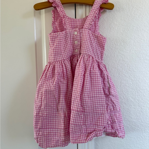 Polo by Ralph Lauren Pink Checkered Kids Dress - Picture 4 of 6